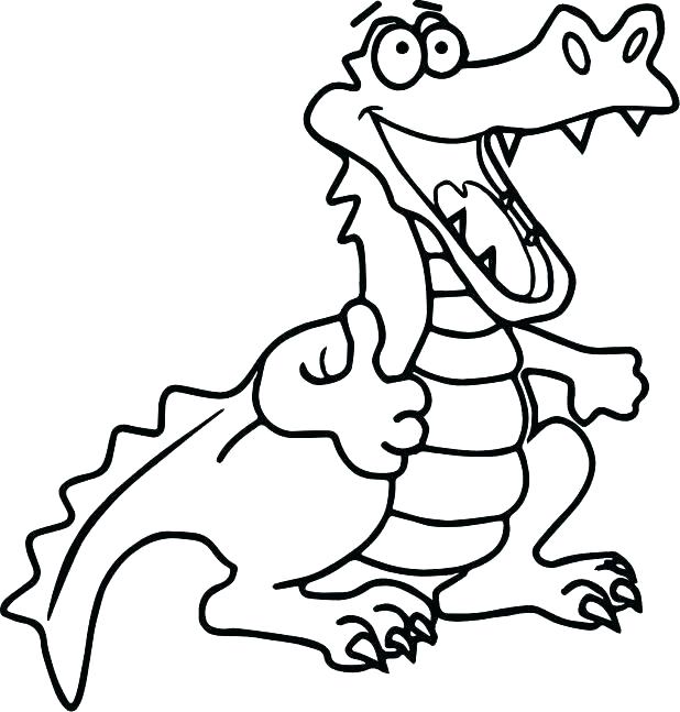618x647 Crocodile Coloring Page Crocodile Coloring Pages Crocodile