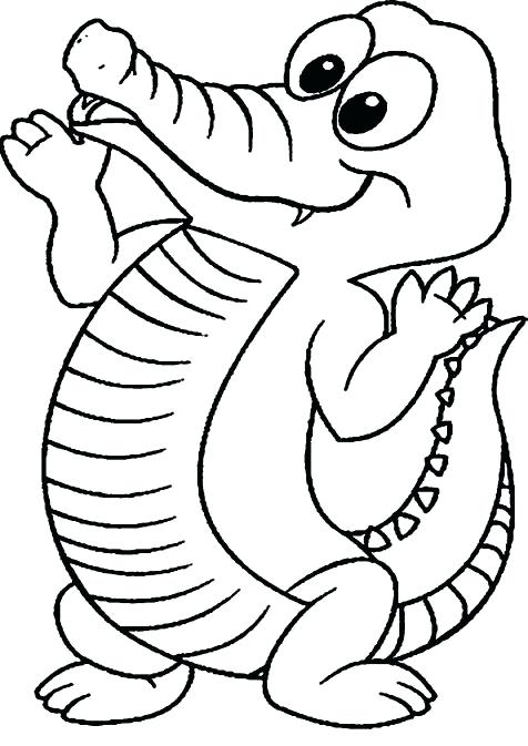 476x673 Crocodile Coloring Pages Animal Crocodile Coloring Page Baby