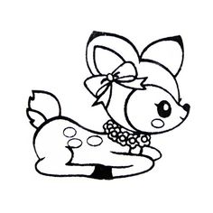 236x236 Baby Cartoon Animals Coloring Pages