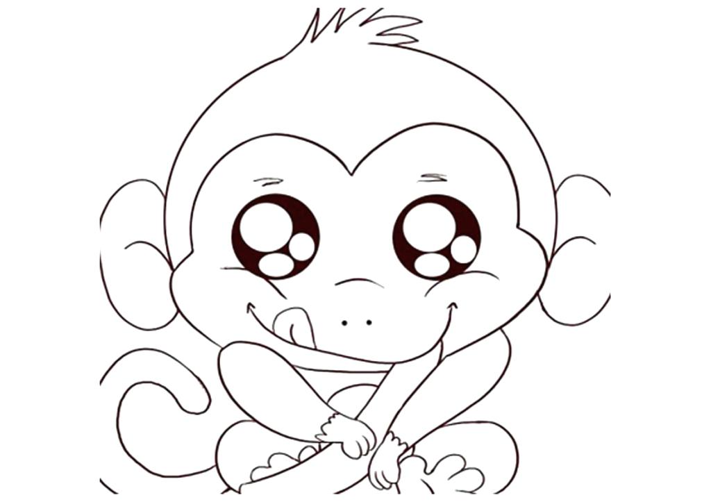 1024x723 Cartoon Animals Coloring Pages Cute Animal Coloring Pages For Kids