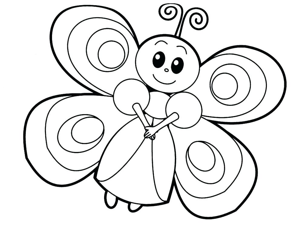 1008x768 Animal Coloring Pages Free Cartoon Butterfly Animal Coloring Pages