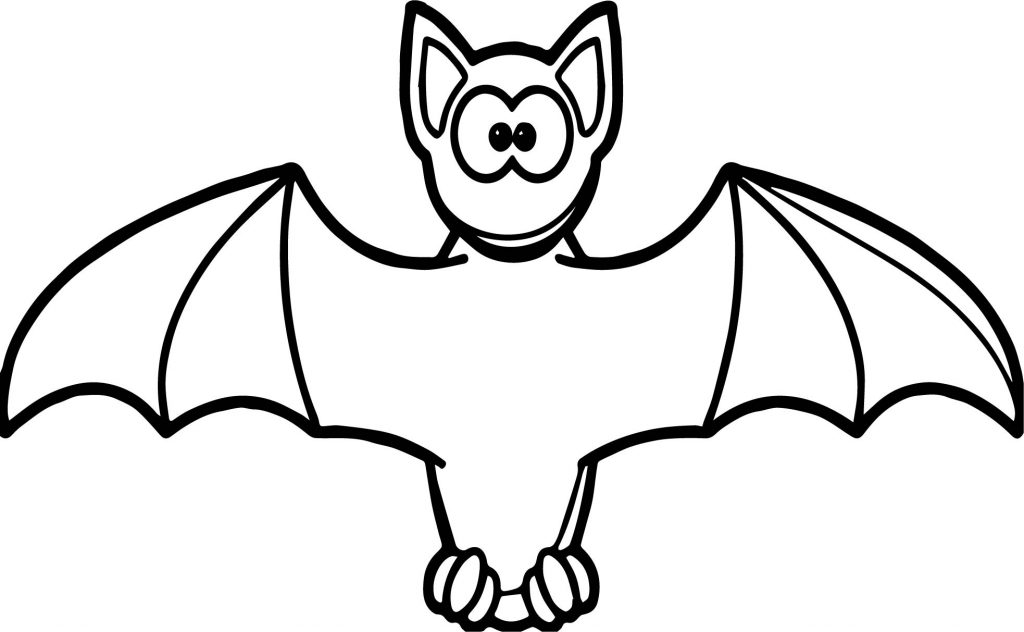 1024x632 Common Fruit Bats Coloring Page Cute Bat Sheets Pages Halloween