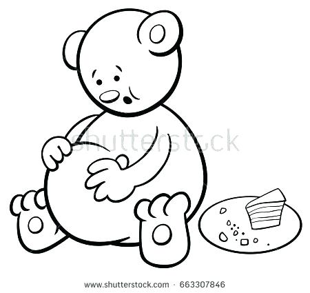 450x425 Little Bear Coloring Pages Little Bear Coloring Pages Black