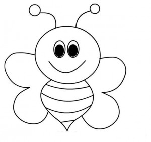 300x283 Bee Coloring Pages For Kids