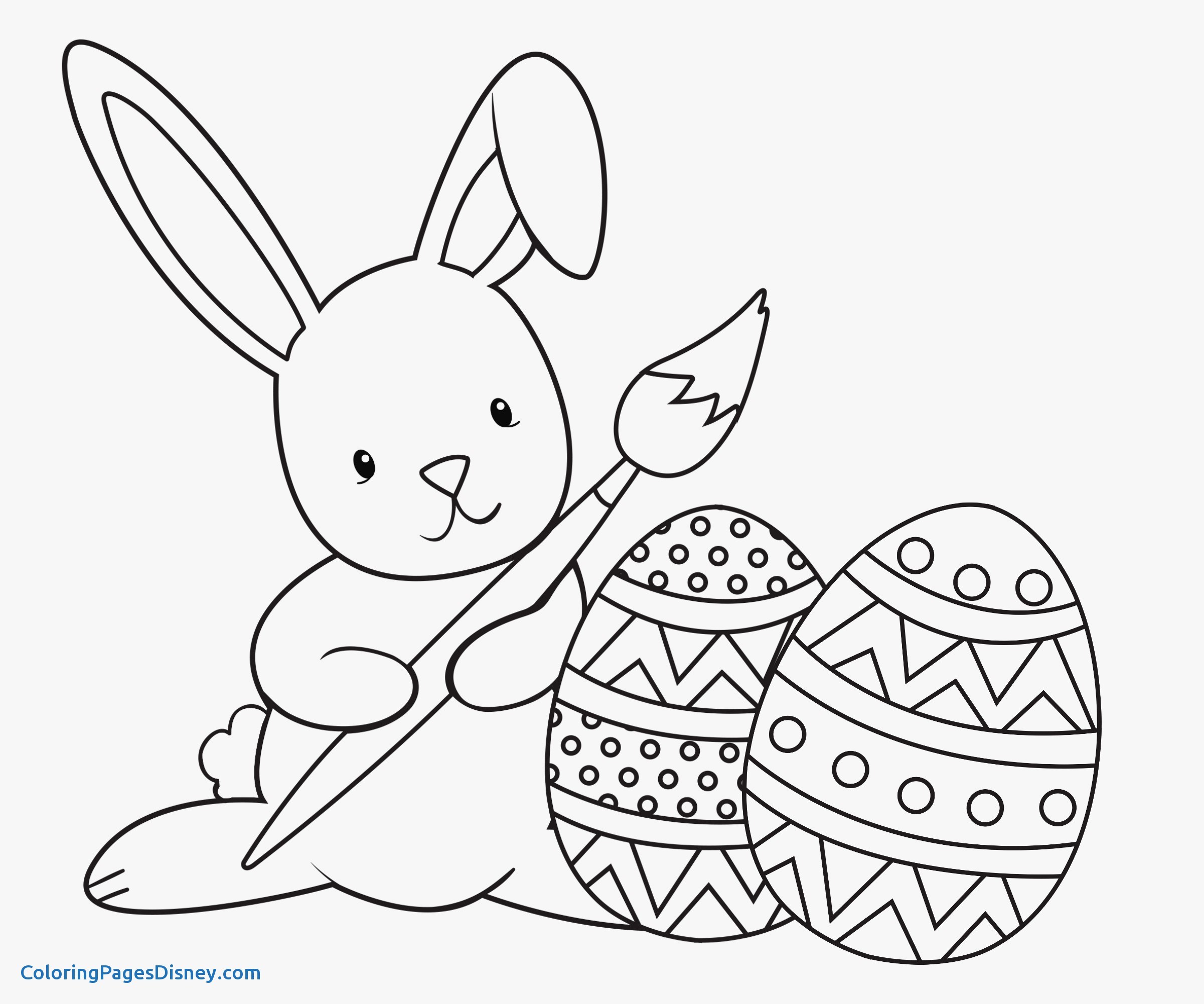 2400x2000 Lovely Rabbits Coloring Pages