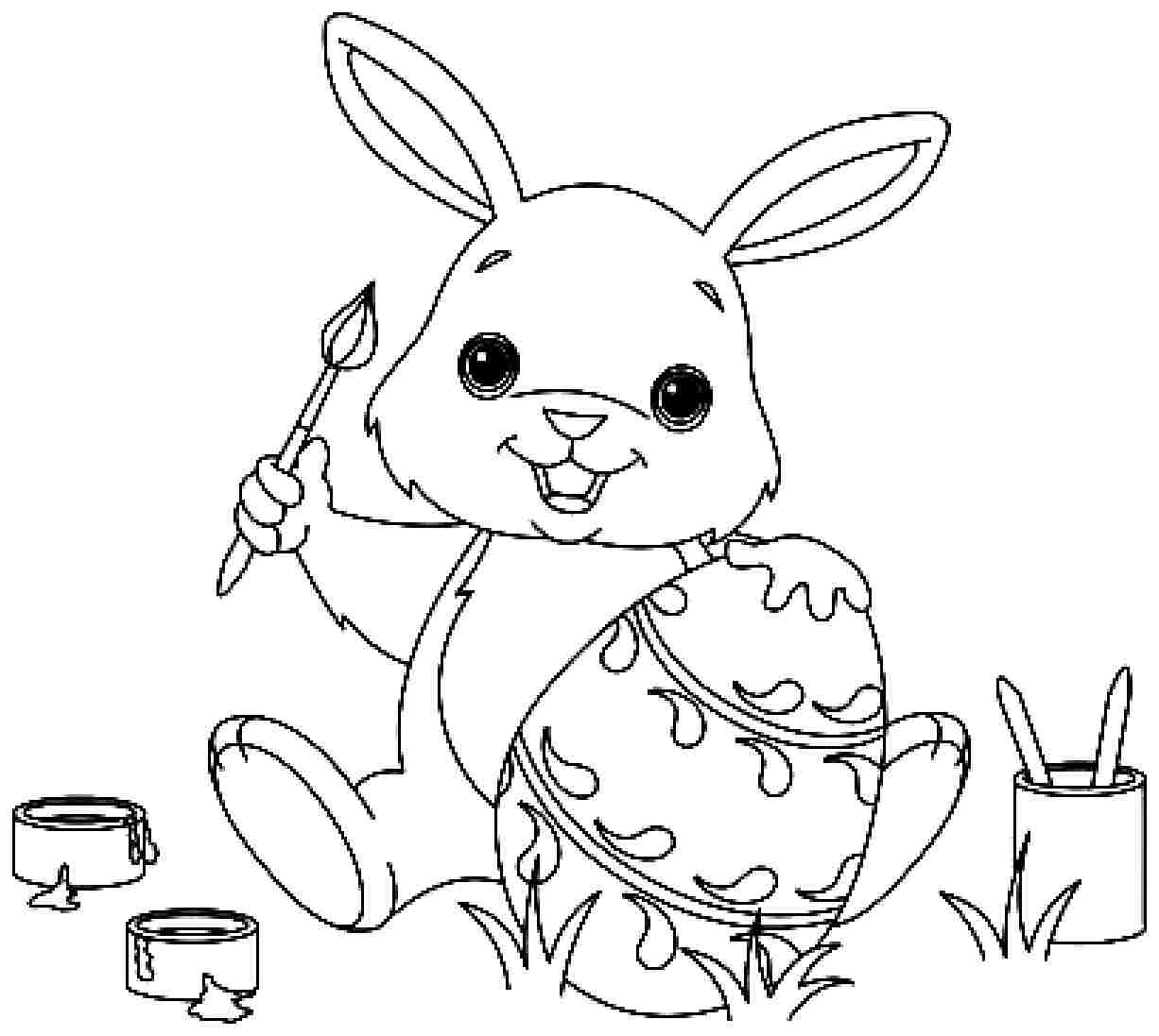 1226x1097 Successful Realistic Bunny Coloring Pages Fairy Tale Page Cartoon
