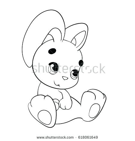 450x470 Great Stunning Pictures Of Bunny Rabbits To Color Image Vector