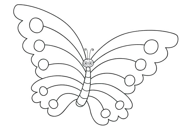 600x426 Coloring Page Of A Butterfly Coloring Pages Of Butterflies Cartoon