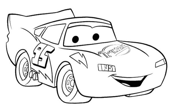 600x391 Disney Cartoon Cars Coloring Page Kids Coloring Pages