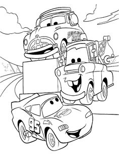 236x304 El Martindor Car Cartoon Coloring Page