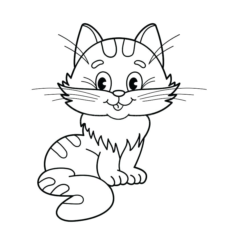 800x800 Cartoon Cat Coloring Pages Cats Coloring Pages Cat Coloring Book