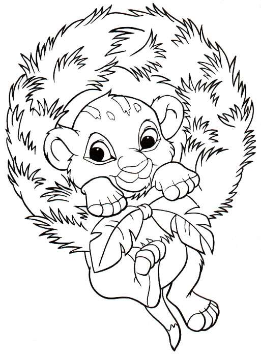 513x702 Simba Christmas Coloring Pages Coloring Pages