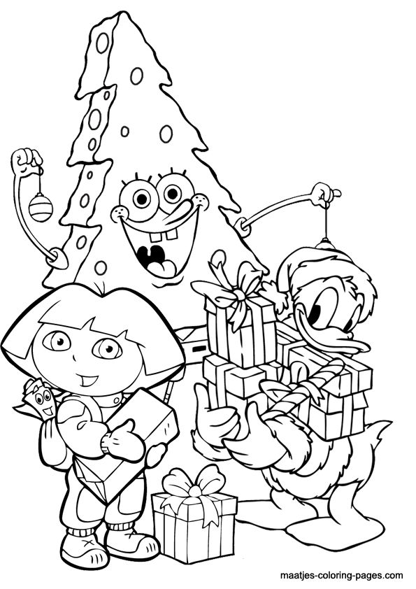 595x842 Dora Christmas Coloring Pages Best Dora Coloring Pages Images