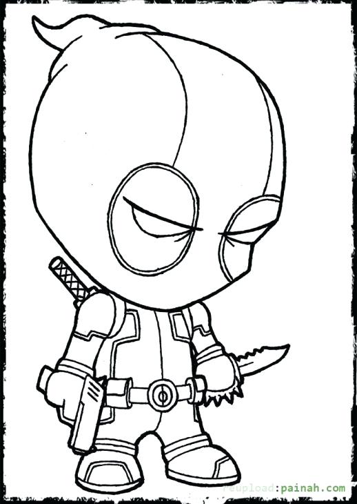 518x730 Deadpool Coloring Pages Cartoon Coloring Page Deadpool Logo