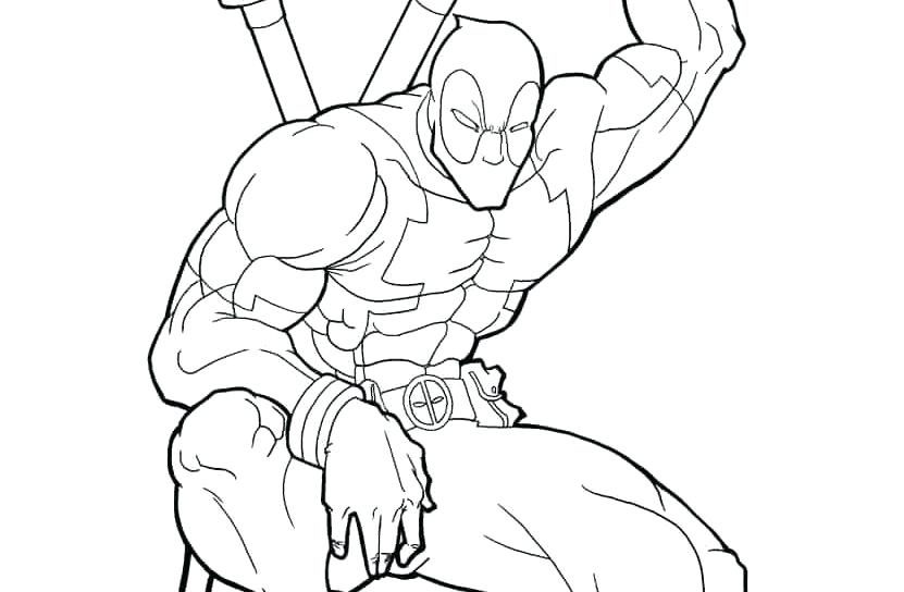 831x544 Deadpool Coloring Pages Deadpool Symbol Coloring Pages