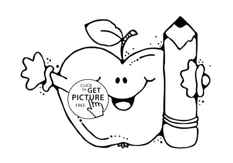 476x333 Welcome Back To School Coloring Sheets Cartoon Coloring Medium
