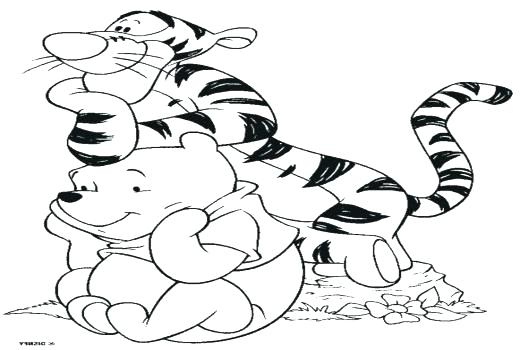 520x350 Disney Cartoon Coloring Pages Cartoon Character Coloring Page Baby