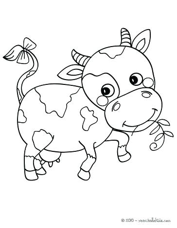 364x470 Cartoon Cow Coloring Pages