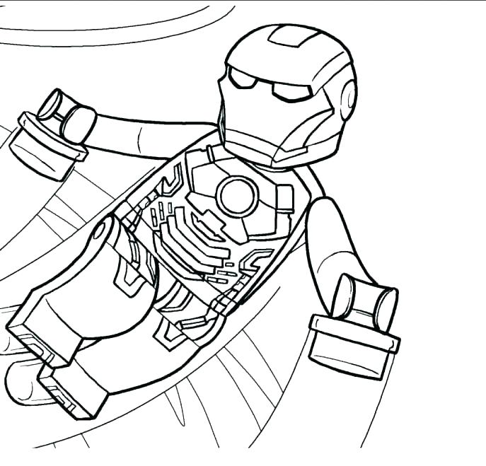 687x659 Ironman Coloring Pages