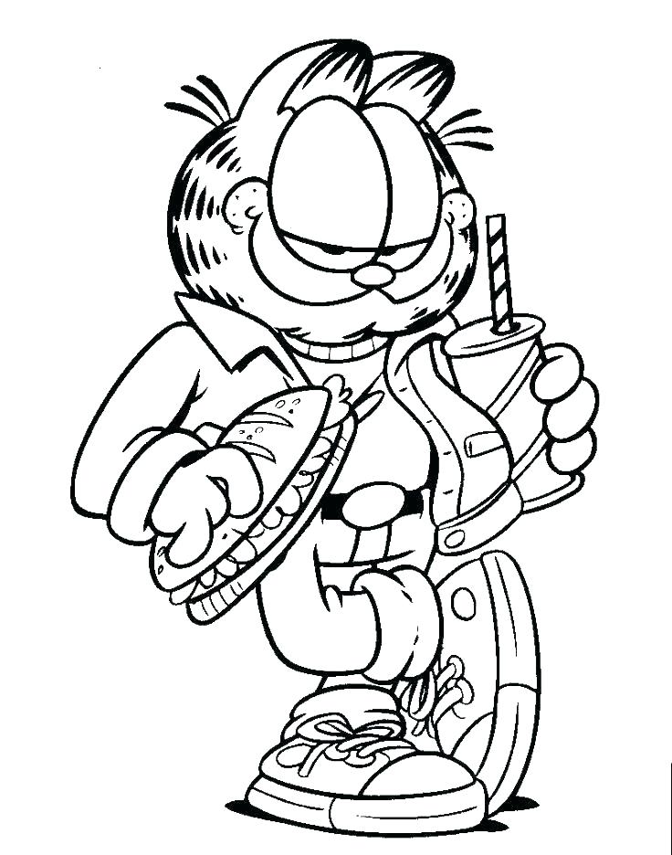 736x936 Cartoon Cat Coloring Pages Cat Coloring Pages Printable Top Cat