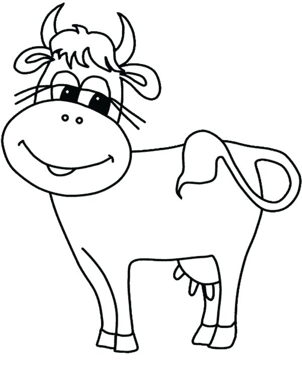 600x728 Cow Coloring Pages Cartoon Cow Coloring Pages Coloring Pages