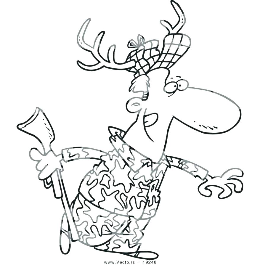 878x895 Deer Pictures To Color Deer Printable Coloring Pages Whitetail