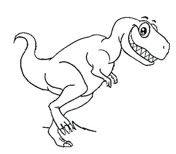 600x526 Cartoon Dinosaur Coloring Pages Dinosaurs For Kids Coloring Pages
