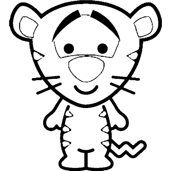 600x600 Cute Cartoon Coloring Pages