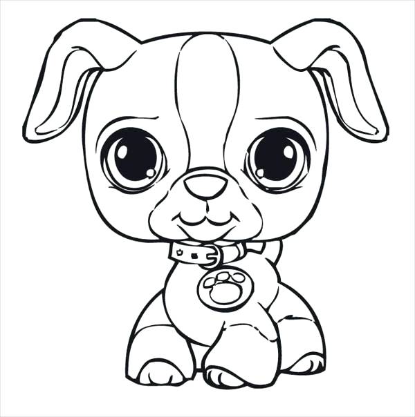 600x604 Cartoon Dog Coloring Pages