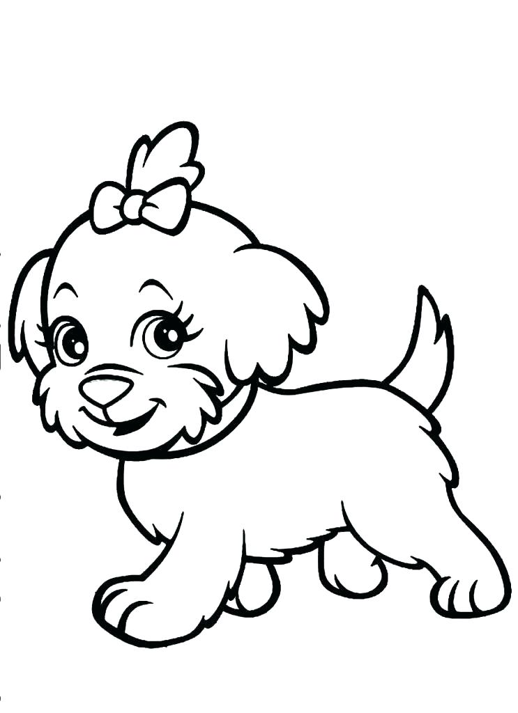 743x1024 Cartoon Dog Coloring Pages Cartoon Dog Coloring Pages A Cute Page