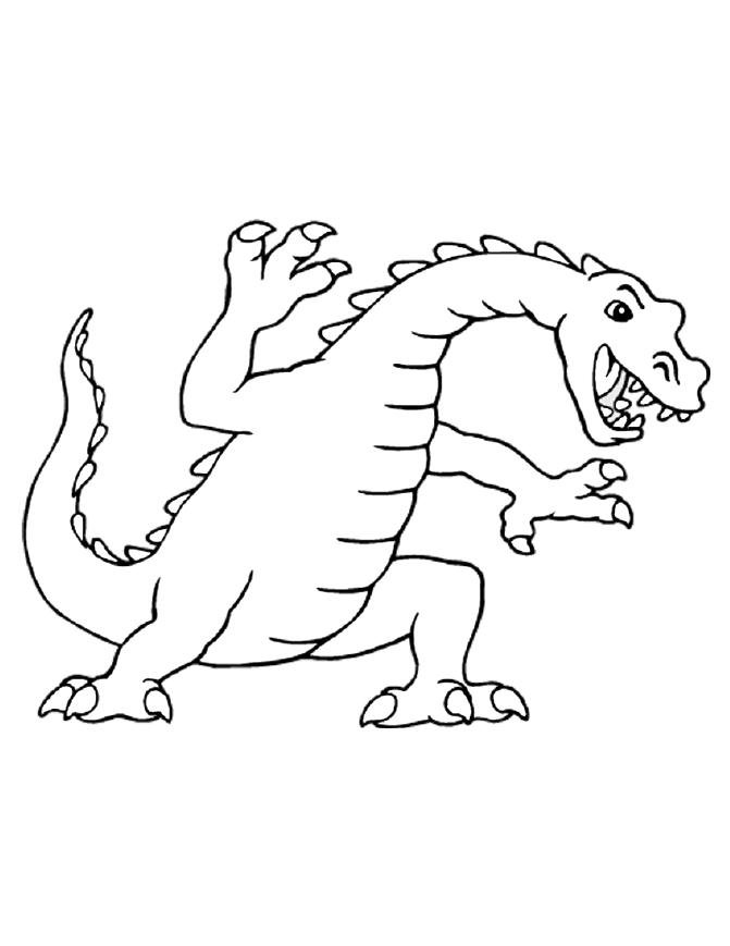 671x869 Dragon Coloring Pages