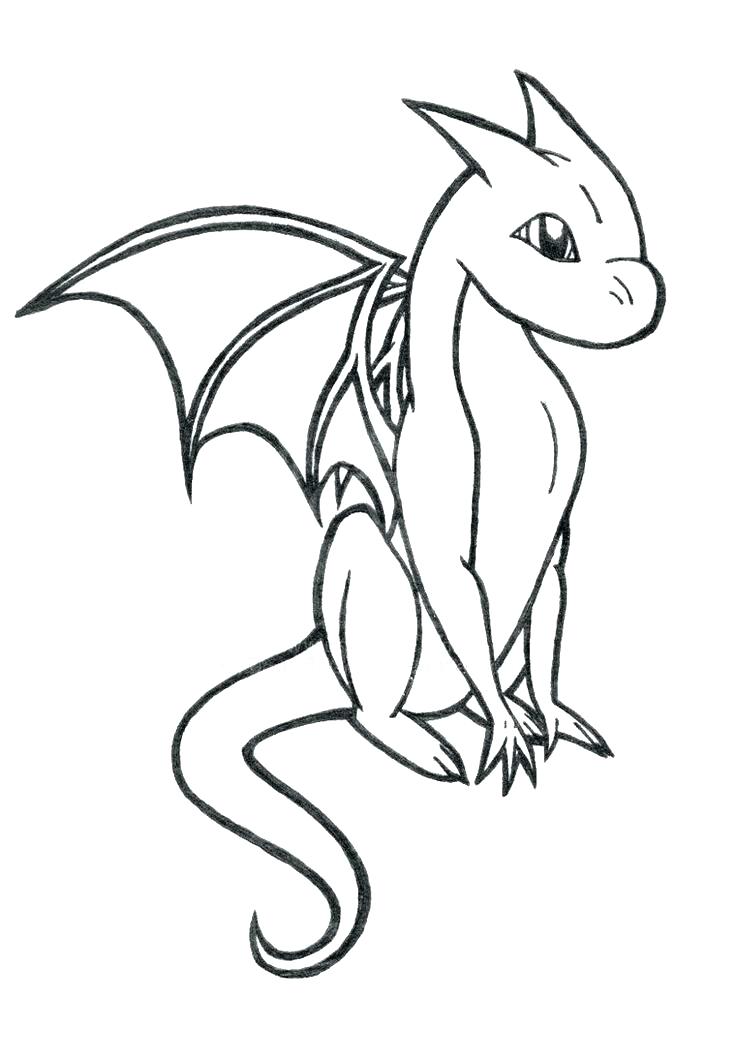 736x1058 Free Dragon Coloring Pages Cute Dragon Coloring Pages Baby Dragon