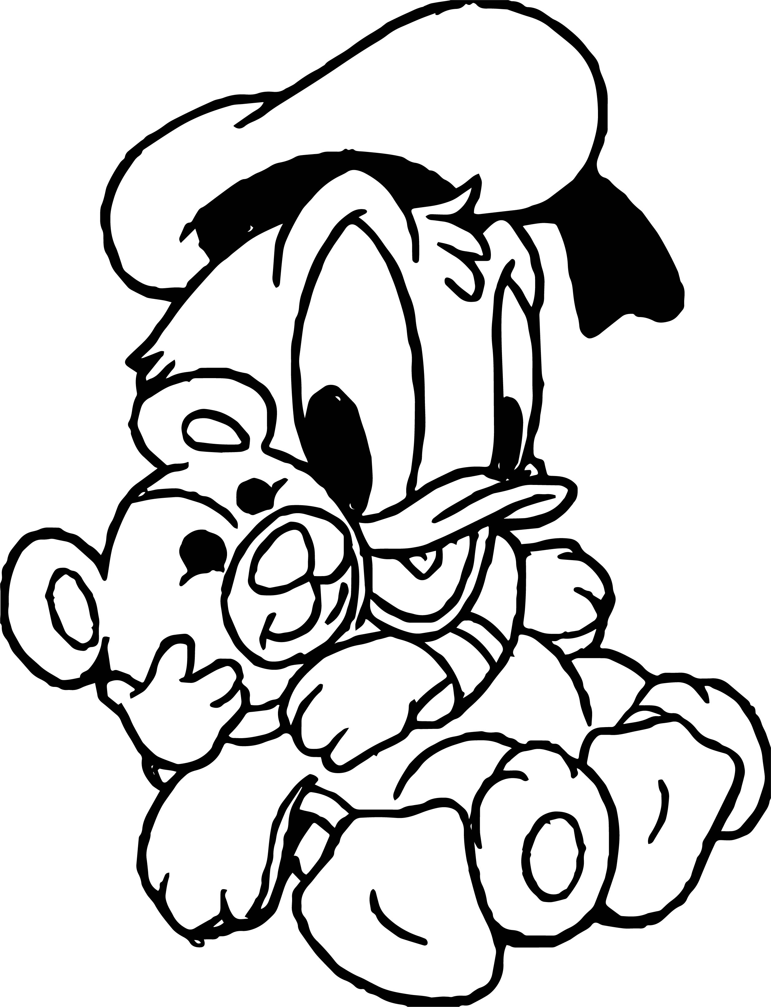 2513x3281 Donald Duck Cartoon Coloring Pages