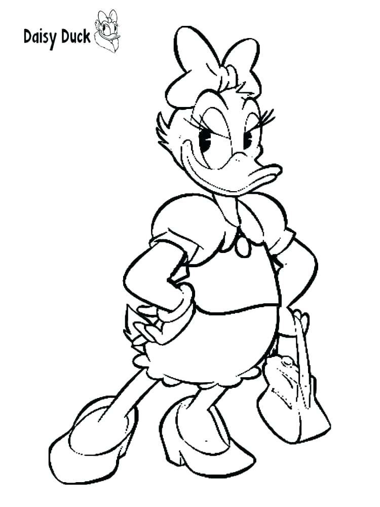Cartoon Duck Coloring Pages at GetDrawings | Free download