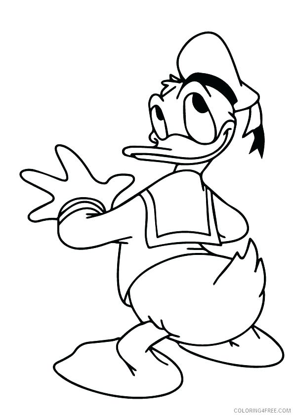 595x842 Free Cartoon Duck Face Coloring Pages To Print Duck Face Coloring