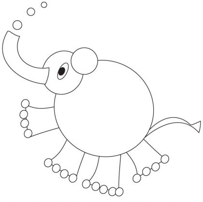 420x418 Cartoon Elephant Coloring Page Download Free Cartoon Elephant