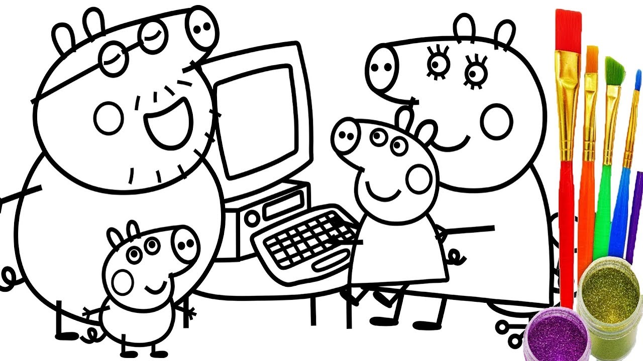 1280x720 Sure Fire Family Coloring Pages For Toddlers