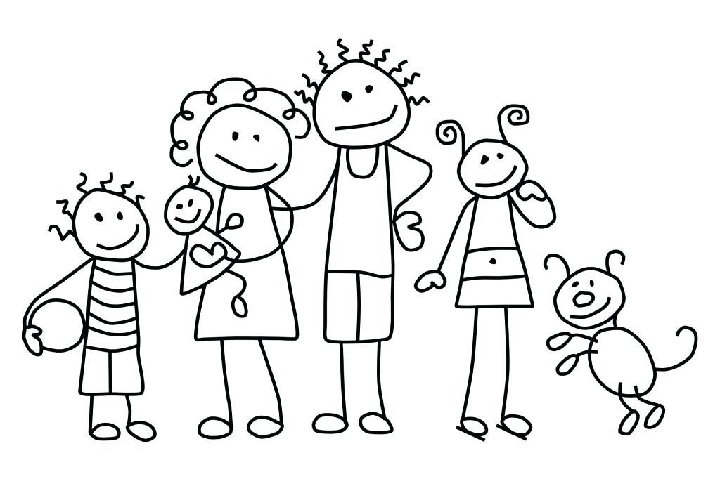 1024x682 The Coloring Pages Download And Print Family Animal Family