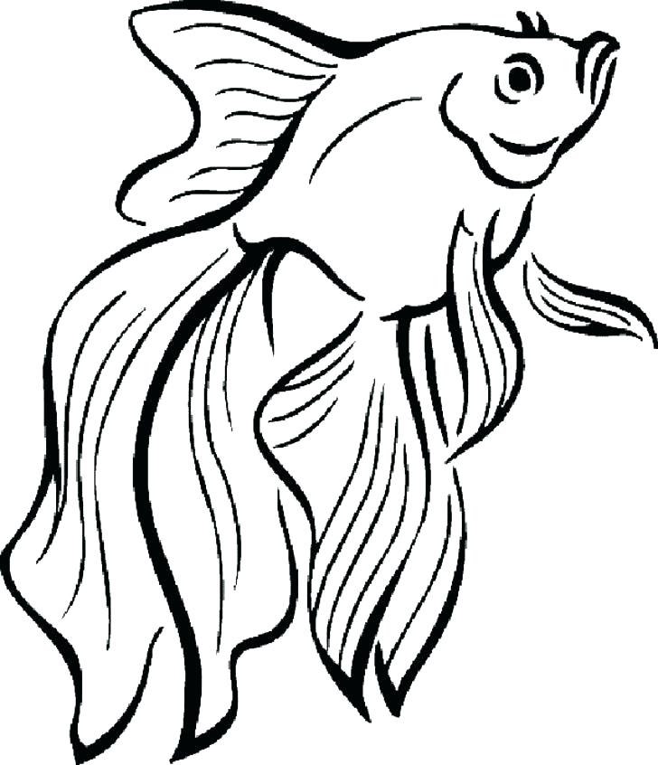 728x846 Printable Coloring Pages Fish Cartoon Fish Coloring Pages