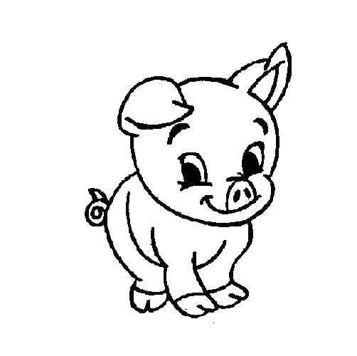 502x500 Cartoon Coloring Pictures Pig Coloring Pages Coloring Page