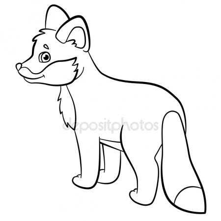 Cartoon Fox Coloring Pages at GetDrawings | Free download