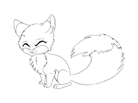 440x330 Fox Pictures To Color As Well As Cartoon Fox Coloring Pages Images