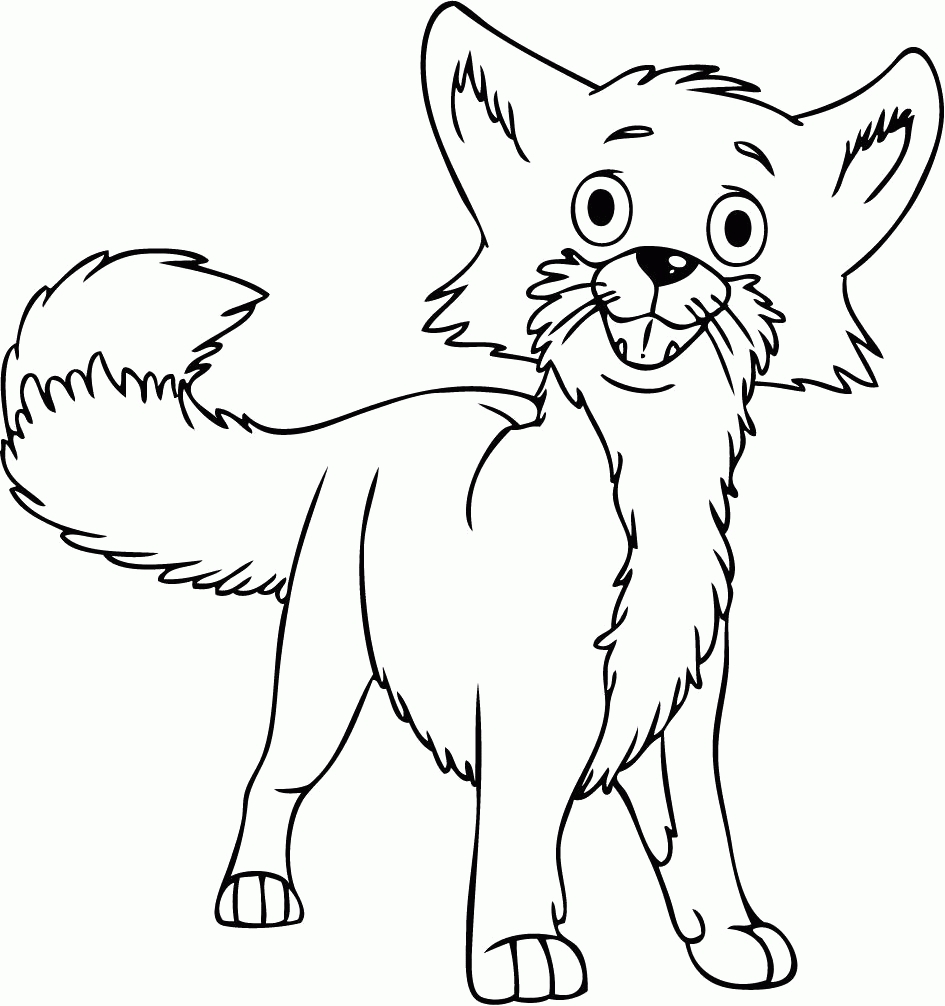 945x1006 Awesome Cartoon Fox Coloring Pages Gallery Printable Coloring Sheet