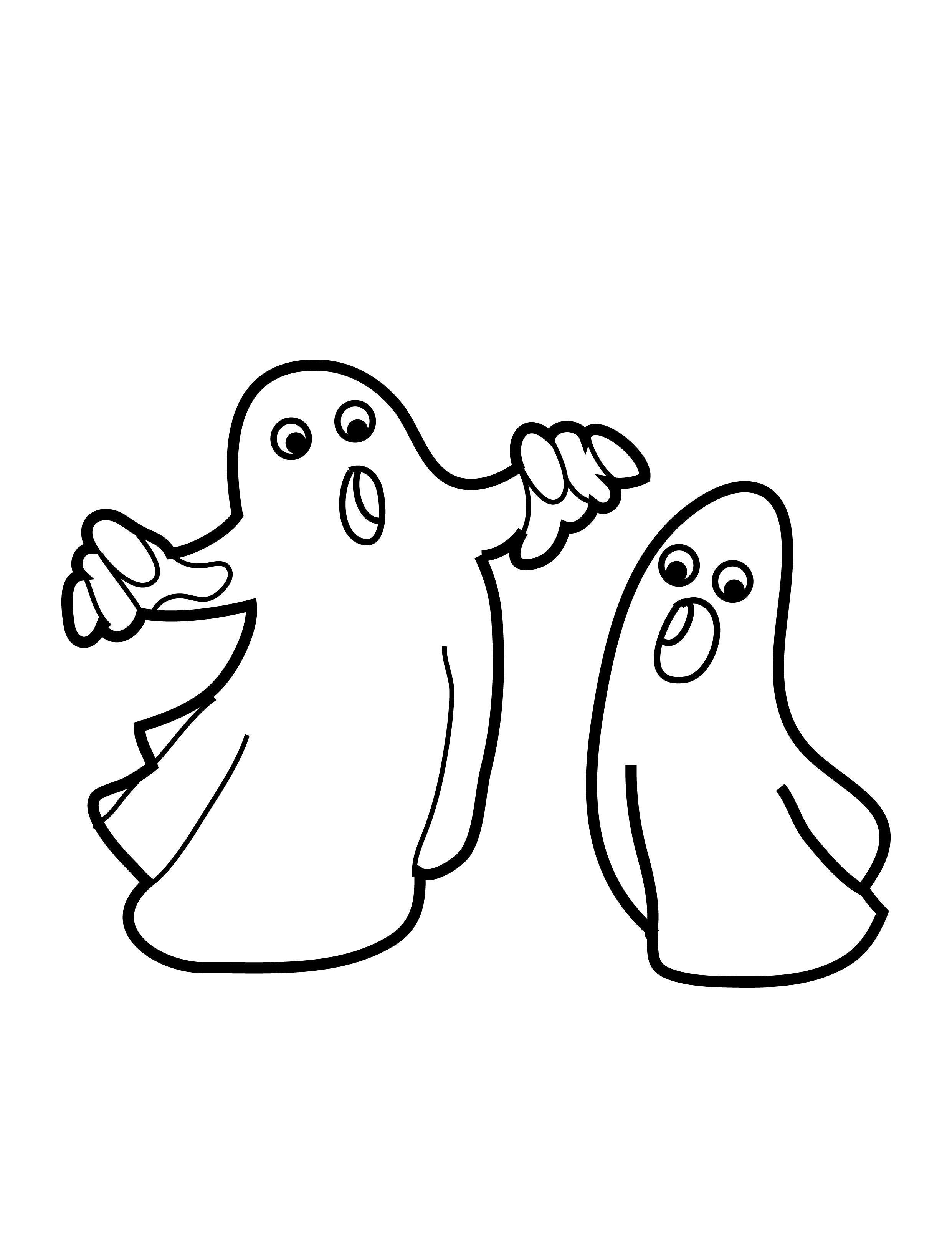 2480x3223 Unsurpassed Ghost Coloring Sheet