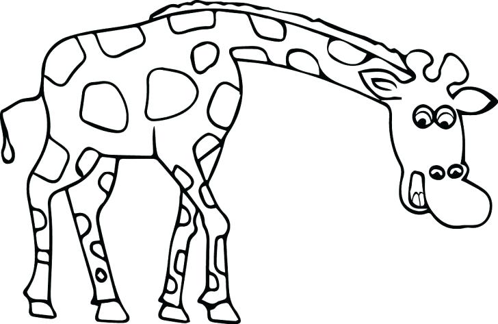 728x473 Cute Giraffe Coloring Pages Best Printable Image Little Page