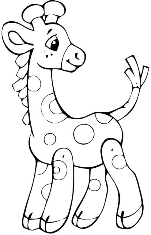 493x768 Giraffe Coloring Pages Giraffe Coloring Pages Plus Giraffe
