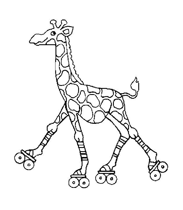 630x721 Kids N Coloring Pages Of Giraffe