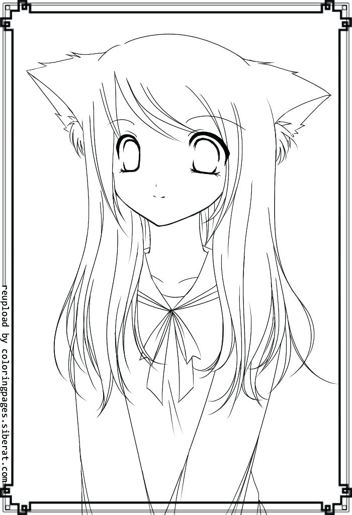 700x1024 Cartoon Girl Coloring Pages