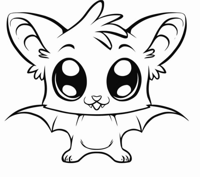 678x600 Cute Cartoon Coloring Pages Coloring Page
