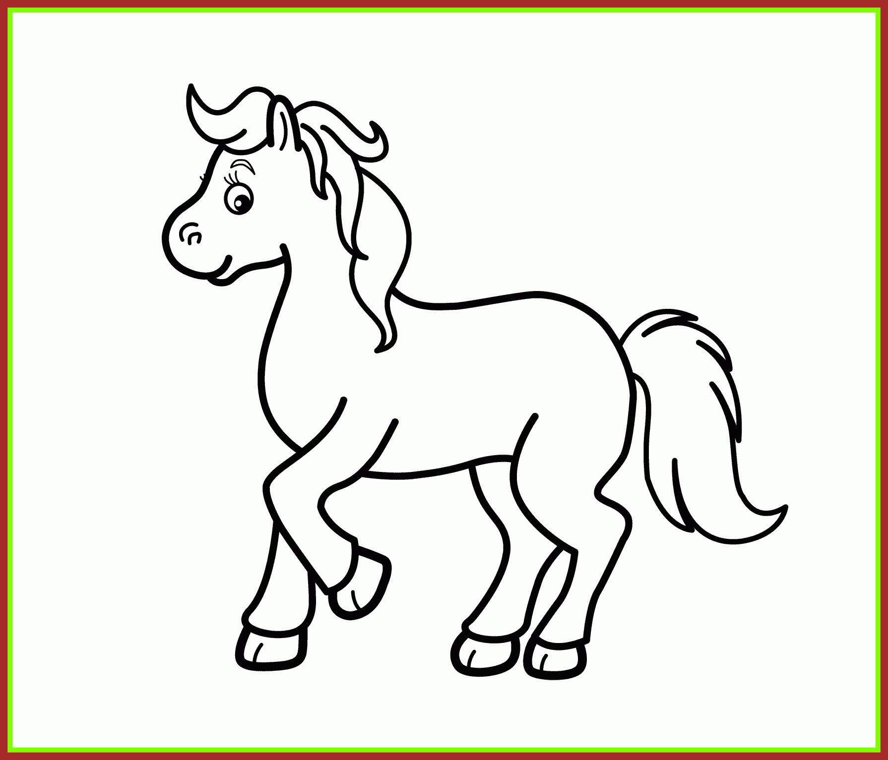 1790x1533 Unbelievable Fresh Cartoon Horse Coloring Pages Design Printable